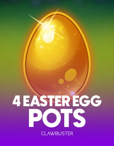 4 Easter Egg Pots