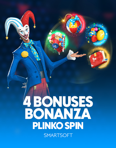 4 Bonuses Bonanza - Plinko Spin